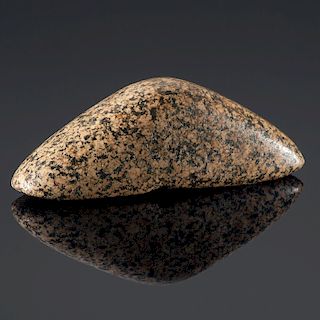 An Undrilled Granite Boatstone