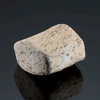 An Unfinished Gneiss Bannerstone