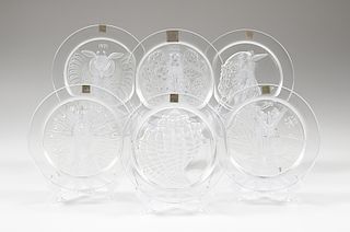Lalique Crystal Collector's Plates
