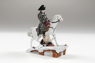 Scheibe Alsbach Porcelain Napoleon Figure