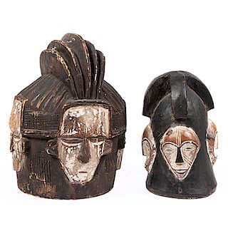 Gabon Fang Ngontang Helmet Masks