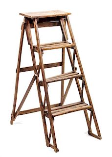 American Wood Ladder Height 40 1/2 x width 18 inches
