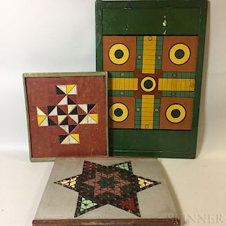 Three Painted Game Boards