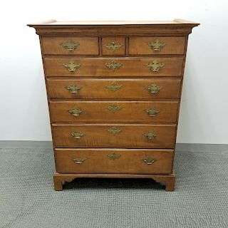Queen Anne Cherry Chest of Drawers
