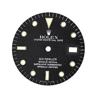 Rolex Oyster Perpetual Date Sea Dweller Watch Dial