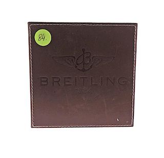 Breitling Watch Brown Leather Box