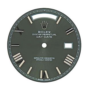 Rolex Oyster Day Date Watch Green Dial