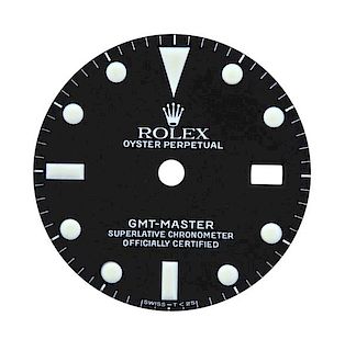 Rolex GMT Master Date Black Watch Dial 