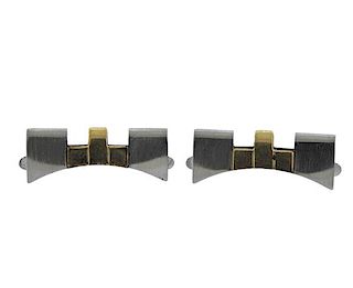 Rolex Two Tone  Watch Bracelet End Links 255