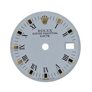 Rolex Date White Roman Watch Dial 6917