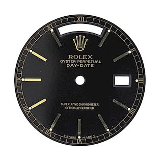 Rolex President Day Date Watch Black Dial