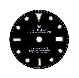 Rolex Oyster Date GMT Master II Watch Black Dial
