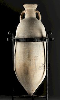 Intact Roman Transport Amphora, Dressel 10 - TL Tested