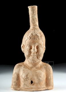 Roman Terracotta Vessel - Nude Female Form