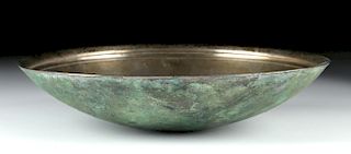 Rare Roman Bronze / Gilded Silver Patera