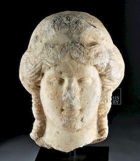 Lifesize Roman Janus Headed Female - Juno / Hecate