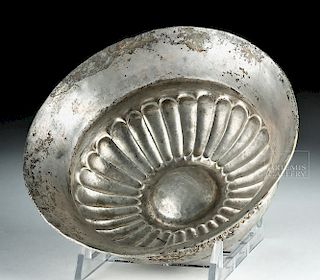 Persian Achaemenid Silver Bowl w/ Omphalos - 181 grams