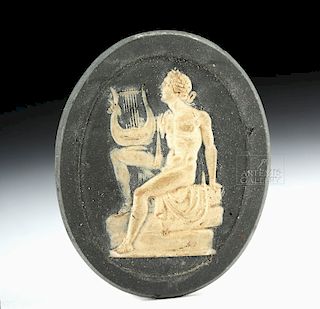 18th C. Wedgwood Cameo - Apollo Playing Lyre