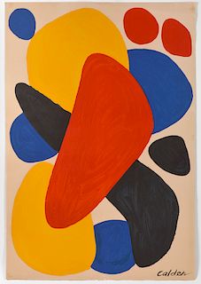 Alexander Calder Lithograph "Boomerang"