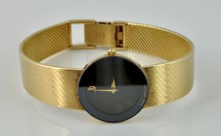 "Movado Museum" Lady's 14Kt Gold Wristwatch