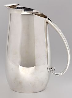 Tiffany Sterling Modernistic Water Pitcher