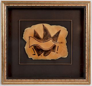 Georges Braque "Untitled" Gouache On Paper