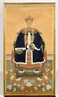 Chinese Formal Portrait of Ancestral WC/P