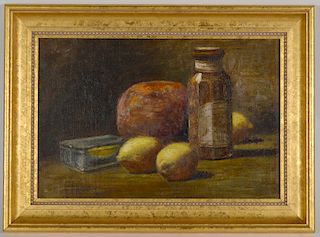 Joseph Benjamin Davol 'Still Life' Oil Painting