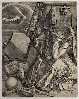 After Johannes Wiericx Engraving "Melencolia I"