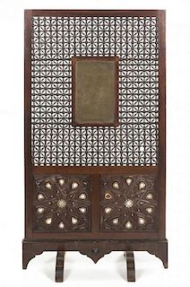 An Indo-Persian Floor Screen, Height 69 x width 37 1/2 inches.