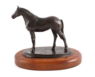 Original Ace Powell Bronze Horse Sculpture