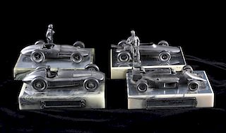 Michael Ricker Pewter Racecar & Driver Collection