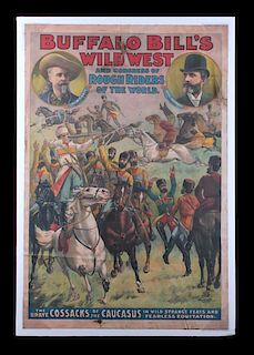 Buffalo Bill's Wild West Advertising Poster