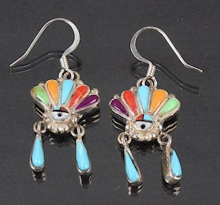 Navajo Ornate Earrings