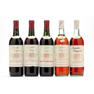 1960, 1962, 1964, 1966 & 1971 Beaulieu Vineyard