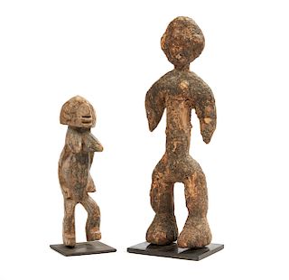 African Female and Male Wood Figures