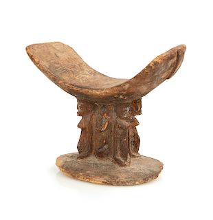 Dogon Headrest with 4 Figures 