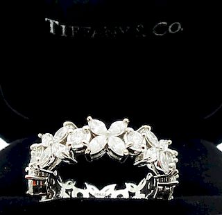 Tiffany & Co Victoria Alternating Diamond Band Ring
