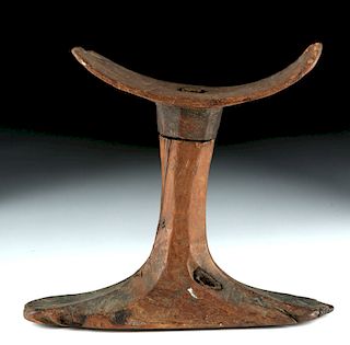 Egyptian New Kingdom Wooden Headrest
