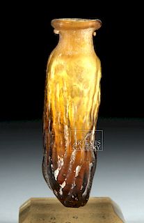 Miniature Roman / Sidonian Glass Date Flask
