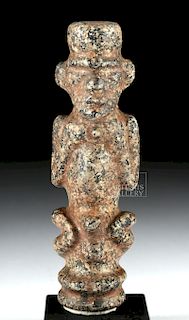 Taino Stone Zemi Figural Amulet