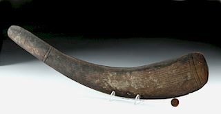 19th C. Aboriginal Wood Throwing Stick / Boomerang
