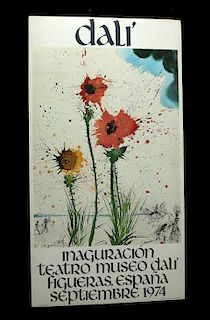 Original Poster - Inauguration Dali Theatre Museum 1974