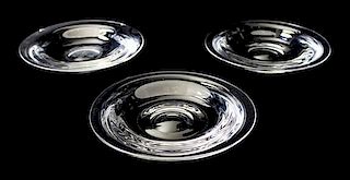 Three Glass Dishes,