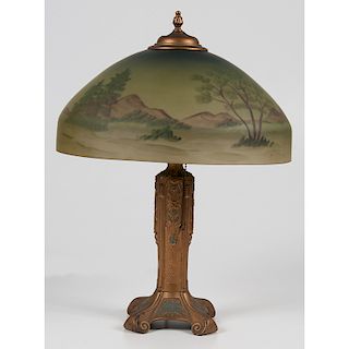  Bryant Reverse-Painted Desk Lamp