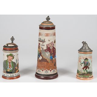 Frog Hunter and Other Steins