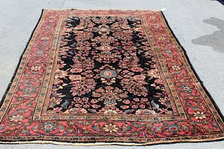 Antique and Finely Hand Woven "Mahal" Carpet