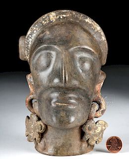 Maya Ceramic Vessel w/ Head of a Lord, ex-Allan Stone
