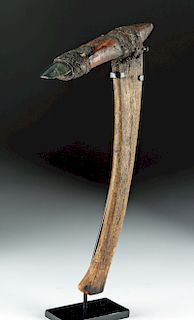 Paleo-Eskimo Dorset Culture Bone & Stone Adze