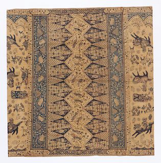 Museum Quality Tulis Batik, Early 20th C